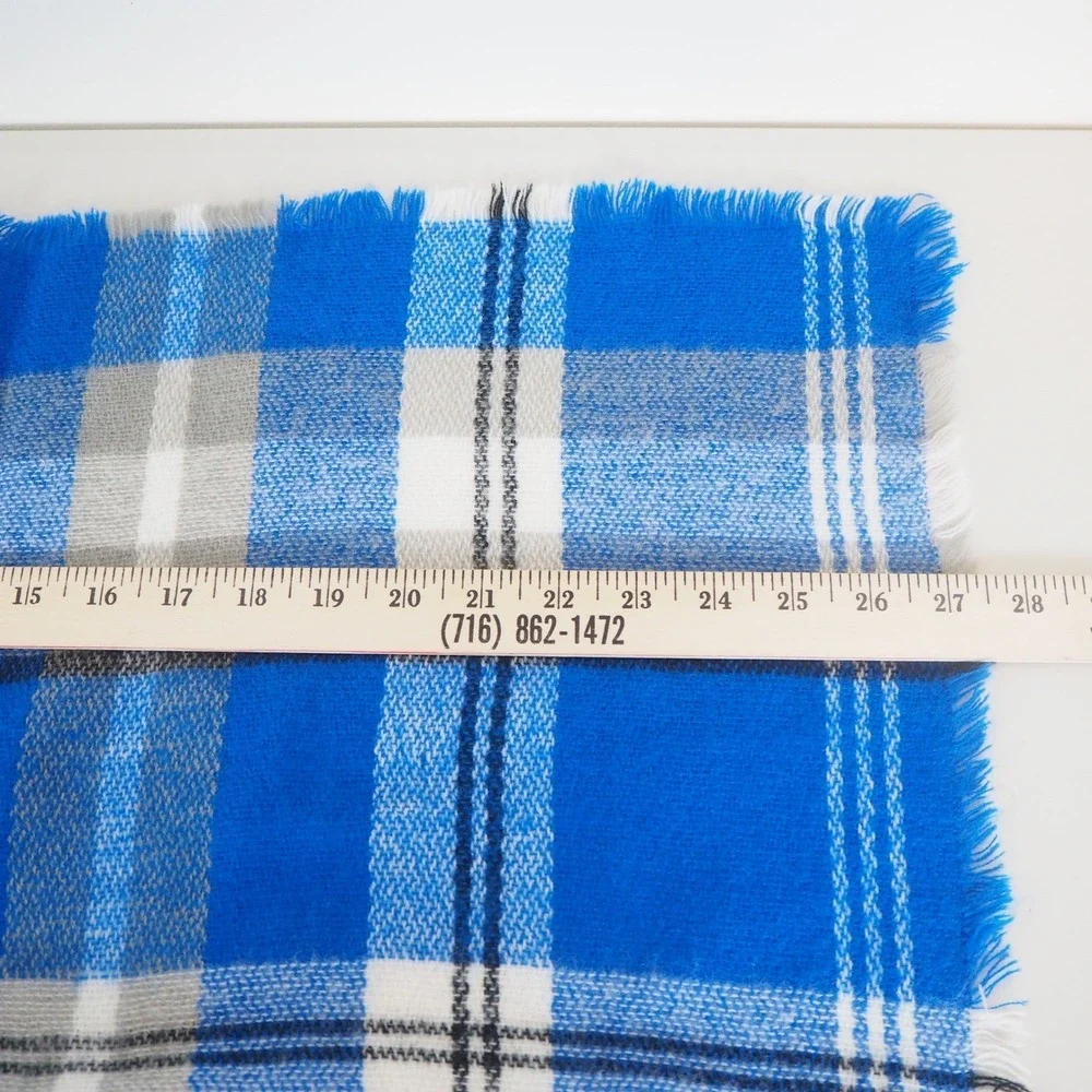Duke‎ Blue Devils Plaid Scarf Blue Durham North Carolina NCAA College Basketball